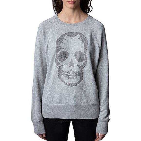 Zadig & Voltaire Upper Crewneck Sweatshirt - M Gray - Picture 1 of 4